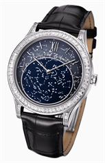 Midnight in Paris comes with a white gold and paved baguette diamond case. (SUPPLIED)