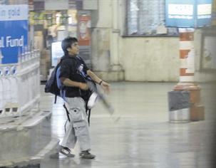 A flie picture of Ajmal Kasab during the Mumbai attacks. (AP)