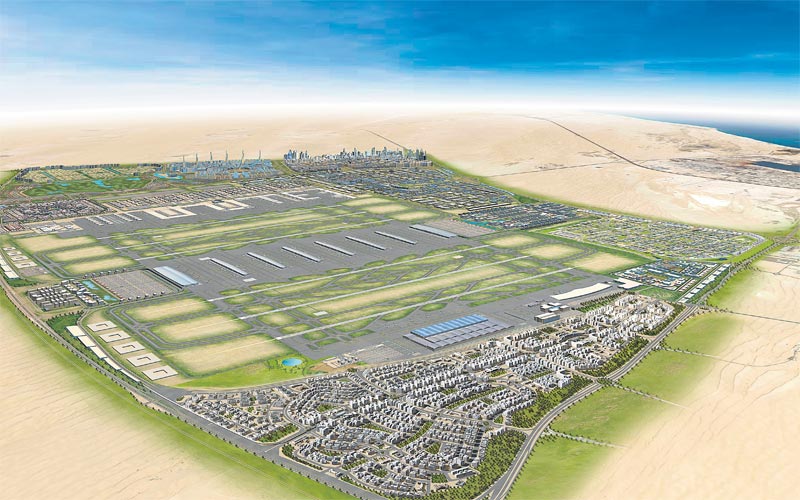 مطار آل مكتوم الدولي . Al Maktoum International Airport. 11/1. طريق دبي ورلد سنت