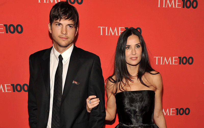 Actors Ashton Kutcher and Demi Moore attend Time's 100 most influential people in the world gala at Frederick P Rose Hall, Jazz at Lincoln Center on May 4 in New York City. (Getty Images)