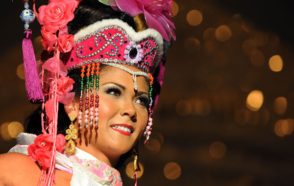 Miss Asia USA beauty pageant preview event and fashion show in Los Angeles.The final for the event will be held in Los Angeles with 32 contestants representing 18 Asian countries and the event is open to any women of Asian ancestry living in the United States. (AFP)