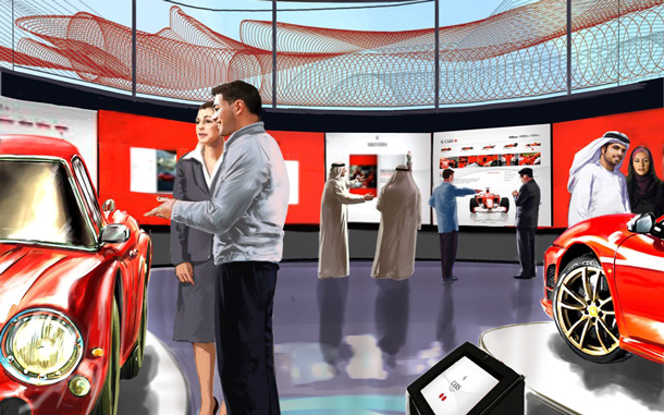 The world&rsquo;s largest Ferrari gallery outside Maranello will showcase a range of exclusive classic and contemporary Ferraris. (SUPPLIED)