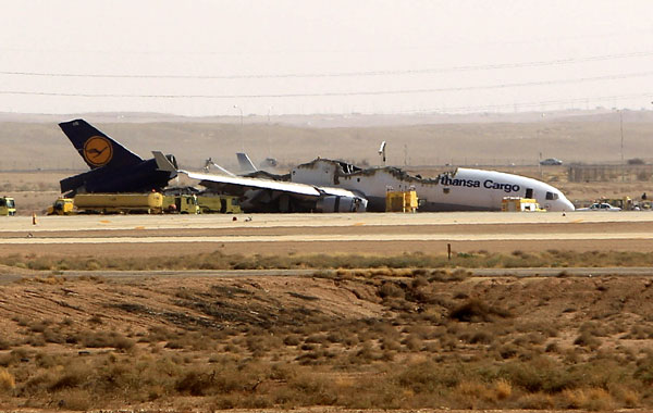 The plane crashed on Tuesday but there were no casualties, the airline and the kingdom's civil aviation authority said. (REUTERS)