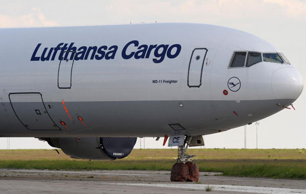 Black smoke came from the plane as it started to descend over Riyadh before it crashed and broke in half. (EPA)