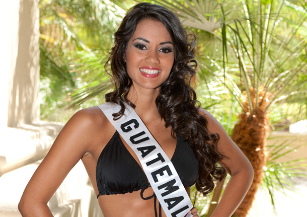 Jessica Scheel, Miss Guatemala 2010, poses in her swimsuit during the registration and fitting process in preparation for the Miss Universe 2010 Competition at Mandalay Bay Hotel and Casino in Las Vegas. The Miss Universe 2010 competition will conclude with a live telecast. (AP)