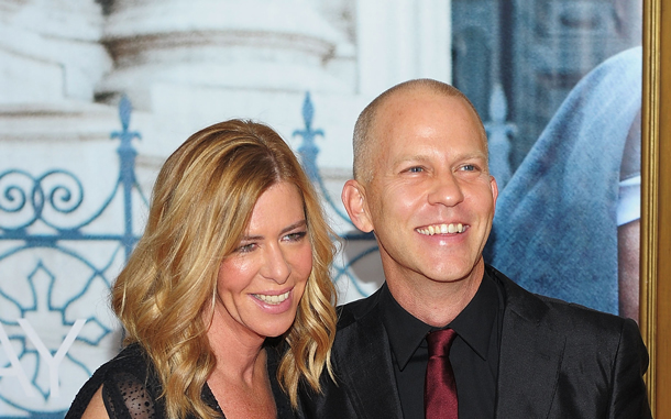 Producer Dede Gardner (L) and writer/director Ryan Murphy attend the premiere of "Eat Pray Love" at the Ziegfeld Theatre in New York City. (AFP)