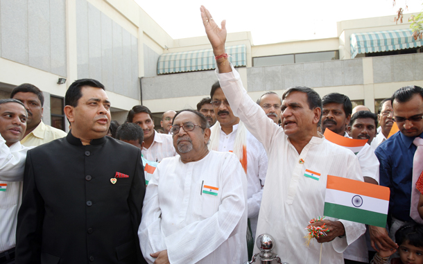 Celebration of the Independence day of India in Dubai. (Xavier Wilson)