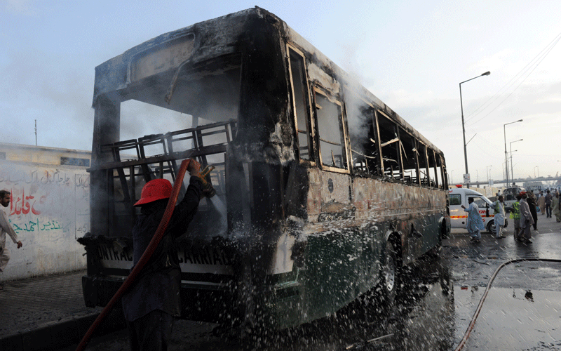 Fresh political unrest kills 12 in Karachi News World Emirates247