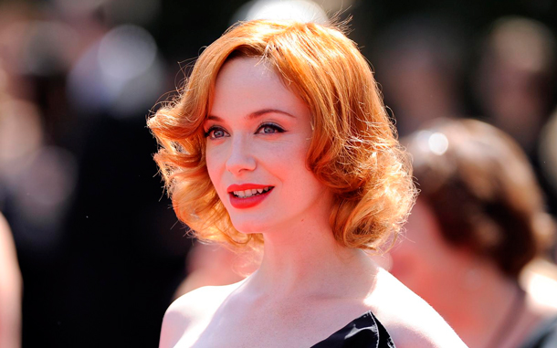 US actor Christina Hendricks arrives for the Primetime Creative Arts Emmy Awards in Los Angeles, California, USA. The Primetime Creative Arts Emmy Awards honors excellence in television technical categories such as makeup, editing and cinematography. (EPA)