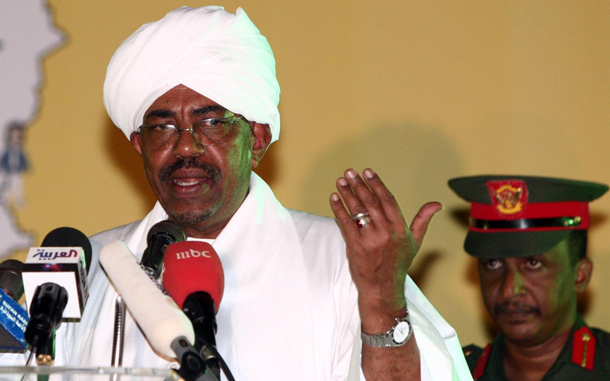 Sudan's President Omar Hassan al-Bashir speaks at an annual Ramadan Iftar meal which also was attended members of the Sudanese Christian Orthodox community in Khartoum, Sudan. The meal is organized every year to express inter-religious harmony in the country. During Ramadan, Muslims abstain from eating, drinking and sexual activities from sunrise to sunset, they then break their fast with a meal called Iftar. Ramadan marks the time during which the Muslims Holy book Quran was revealed to Prophet. (EPA)