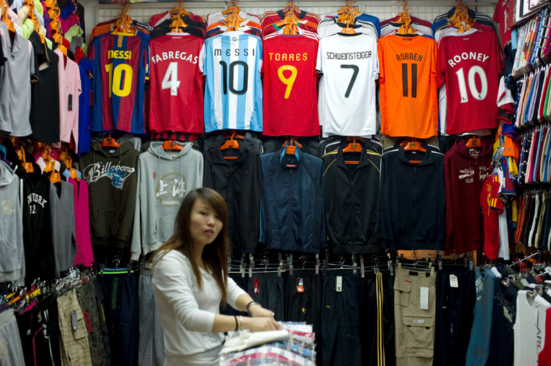 chinese fake football shirts