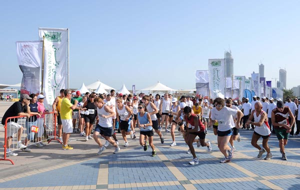 Over a thousand people registered with the Abu Dhabi Classics Run – Beat Beethoven events over the weekend in aid of diabetes prevention programmes and music education programmes for young people in Abu Dhabi (SUPPLIED)