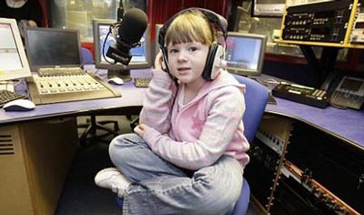 Elaina Smith: World's youngest agony aunt. Just 7, Elaina Smith has a job at her local radio station, after she rang in to offer advice to a woman who had been dumped. (SUPPLIED)