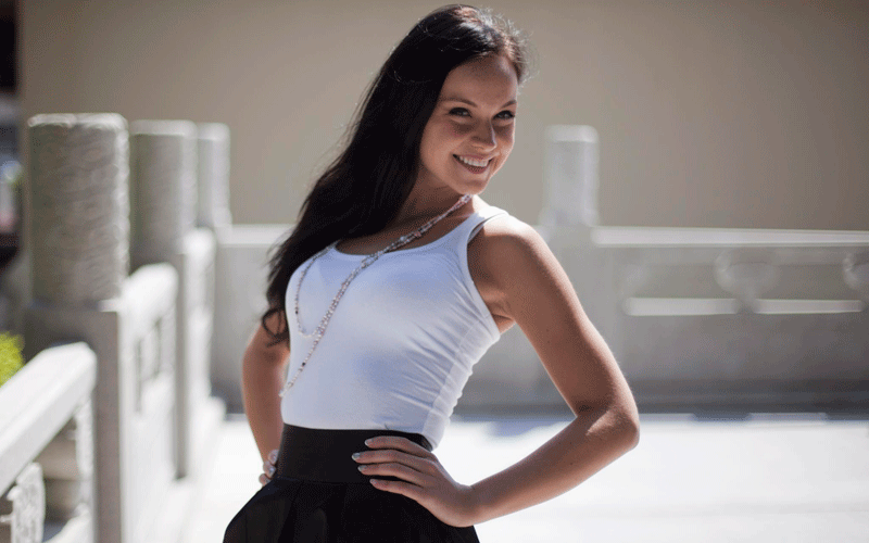 Contestant for the 60th Miss World, Miss Finland, Anne-Marie Nurminen poses for a photograph before leaving the hotel ready to go onstage for the televised final in Sanya, China's Hainan province. Contestants from over 120 Countries will take part in the beauty pageant. (EPA)