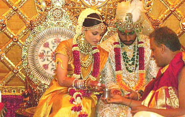 In 2007, after much speculation concerning their relationship, her engagement to actor Abhishek Bachchan was announced. They married in April that year in what became a national media extravaganza. (SUPPLIED)