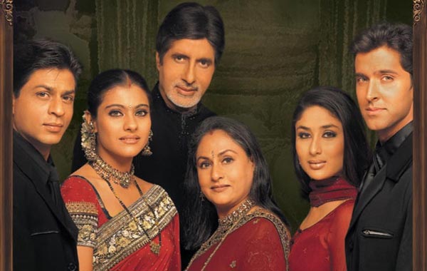 Khan's 2001 project with Karan Johar featured Amitabh Bachchan, Jaya Bachchan, Kajol, Hrithik Roshan, Kareena Kapoor and Rani Mukerji. It was one of the first Bollywood films to truly tap the expat Indian audience and was a long-running cinematic hit (FILE)