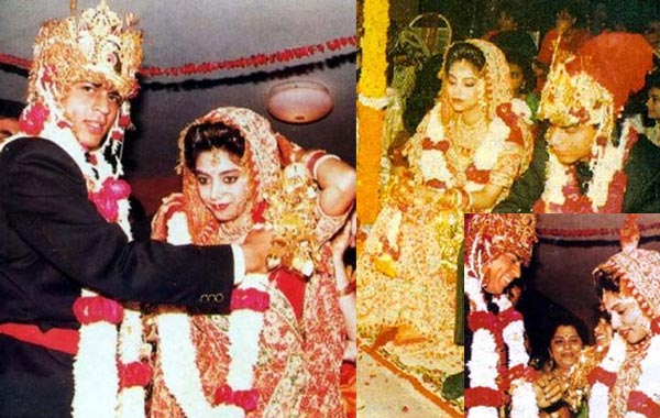 In 1991, before any of his films were released, Khan married Gauri Chibber, a Hindu, in a traditional Hindu wedding ceremony. They have two children, son Aryan, 13, and daughter Suhana, 10. According to Khan, while he strongly believes in Allah, he also values his wife's religion (FILE)