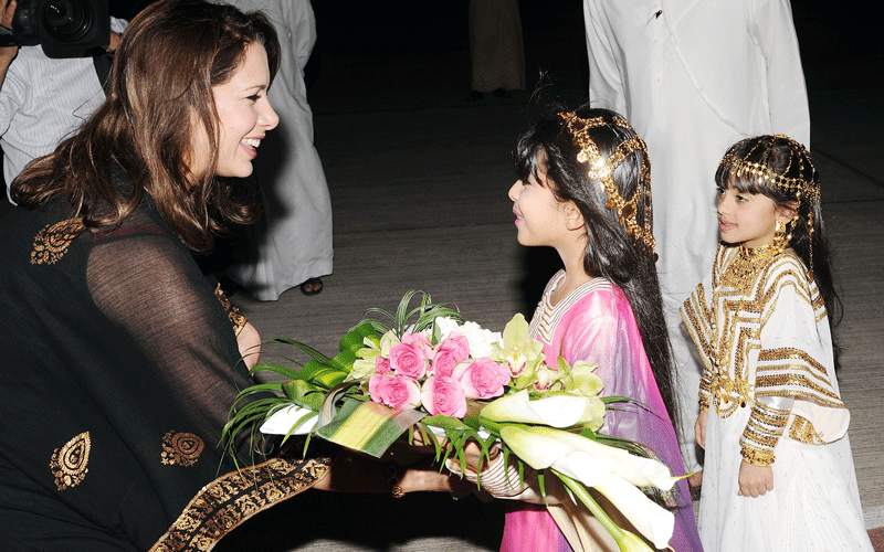 Princess Haya bint Hussein, wife of His Highness Sheikh Mohammed bin Rashid Al Maktoum, Vice-President and Prime Minister of the UAE and Ruler of Dubai; and President of Federation Equestre Internationale (FEI), the world governing body for equine sport, returned to Duibai on Saturday night from Taipei, following her election as FEI President for the four-year second term in office. (WAM)
