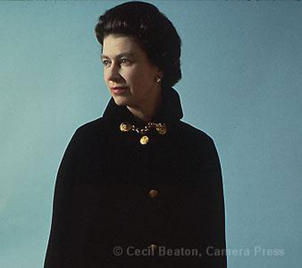 This 1968 portrait of Queen Elizabeth II by Cecil Beaton is among those on Facebook