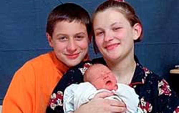 Currently the worlds youngest confirmed father is Sean Stewart, who became a father in 1998 at the age of 12. (SUPPLIED)