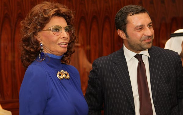 Hollywood legend Sophia Loren, 76, makes an appearance at The Dubai Mall as part of a launch event for luxury jeweller Damiani. The actress has been associated with Damiani for several years. (CHANDRA BALAN)