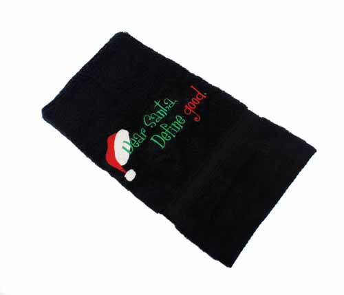 Rebecca Bigler of BedeB embroiders towels with whimsical messages, such as this one. Available as a single piece or in a set, it's also a fun gift. Priced at Dh50, log on to www.arte.ae for details on the next art souk.