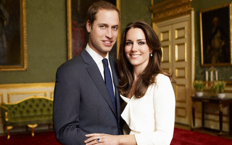 Prince William and his wife Catherine Middleton. (AFP)