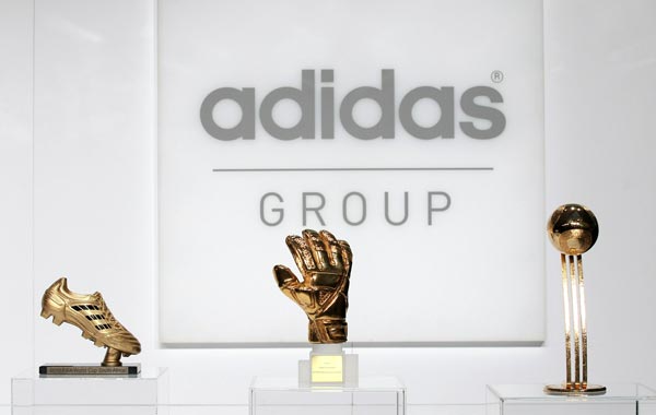 (L-R) The adidas Golden Boot, the adidas Golden Glove and the adidas Golden Ball are pictured during the FIFA 2010 World Cup adidas Golden Award ceremony at the adidas headquarters. (GETTY)