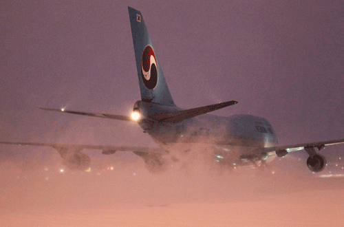 An aircraft is pictured on the snow covered tarmac of Zaventem international airport near Brussels December 19, 2010. (REUTERS)