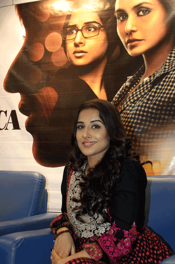 Bollywood actress Vidya Balan attends a news conference to promote her new film "No One Killed Jessica" in the western Indian city of Ahmedabad. The film is scheduled to be released January 7, 2011. (REUTERS)
