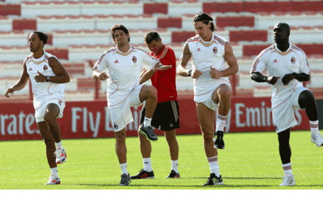 SLIDESHOW: AC Milan have begun their winter training programme in Dubai which will culminate on Sunday when they take on Al Ahli in the inaugural Emirates Challenge Cup. (OSAMA ABUGHANIM/SUPPLIED)