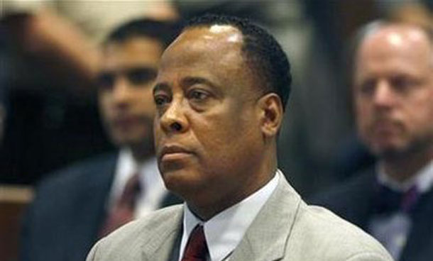 Conrad Murray, the late Michael Jackson's personal physician, sits in court during preliminary hearings at the Los Angeles Superior Court Airport Branch Courthouse this January (REUTERS)