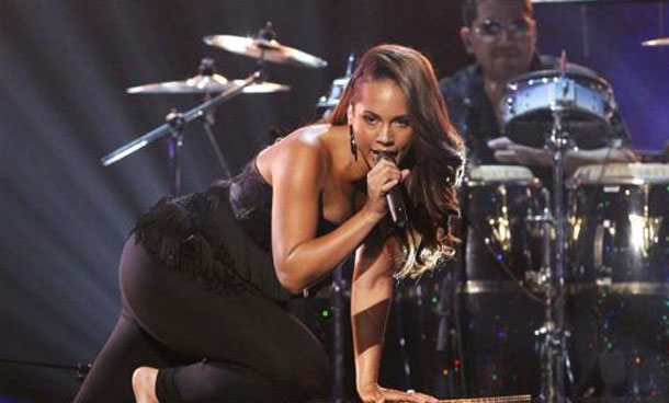 26: Alicia Keys has 8,599,522 fans. (REUTERS)