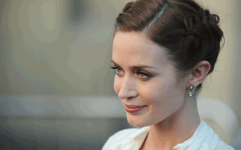 Actress Emily Blunt arrives at the world premiere of the animated Disney comedy adventure &ldquo;Gnomeo & Juliet," at the El Capitan Theatre in Hollywood, California.  (AFP)