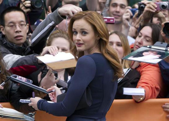 Actress Alexis Bledel turns 30 on September 16. (REUTERS)