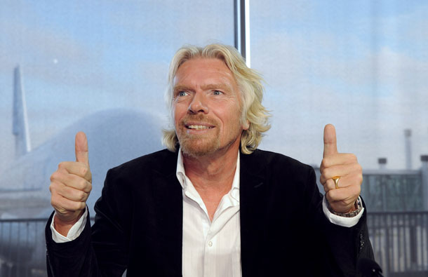 Richard Branson this CEO apparently dropped out of school at the age of 16 to start 'Student', a youth-culture magazine. The flamboyant Branson heads up the Virgin Group. (AFP)