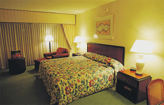 A hotel apartment bedroom (File)