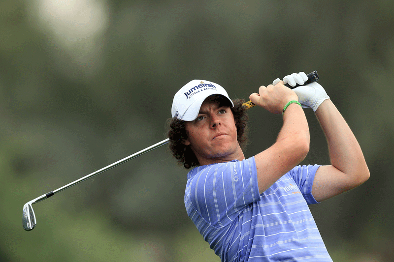 Rory McIlroy set the pace in the opening round of the Dubai Desert Classic at the Majlis course on Thursday. (FILE)