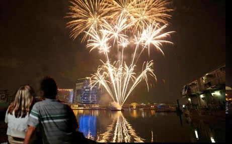 For a magical evening out, head down to Dubai Creek to watch the fireworks every night during the DSF (FILE)