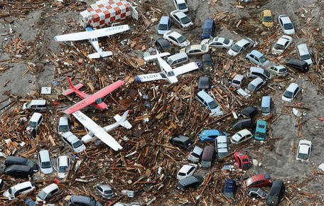 Japan was struck by a magnitude 8.9 earthquake off its northeastern coast on Friday, March 11, 2011. (AGENCIES)