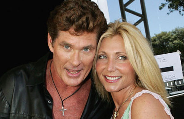 David Hasselhoff and Pamela Bach battled for custody of their daughters Hayley and Taylor. Although Hasselhoff was officially awarded custody in June 2007, six months later they reached a joint custody settlement. (GETTY IMAGES)