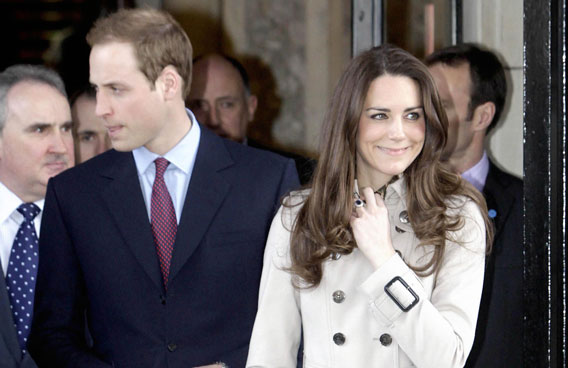 Prince William and Kate Middleton (AP)