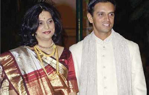 Rahul Dravid and Vijeta had a traditional arranged marriage and it's worked out well for The Wall &ndash; no fear of cracks, there's a doctor in the house! (AGENCIES)