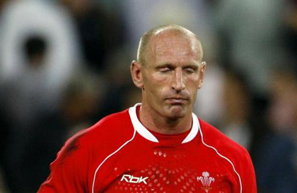 Welsh rugby captain Gareth Thomas. (REUTERS)