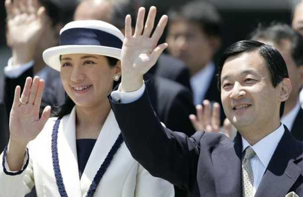 Japanese Crown Prince Naruhito and Crown Princess Masako. (REUTERS)