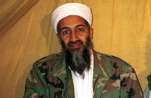 Osama bin Laden in Afghanistan. (AP)