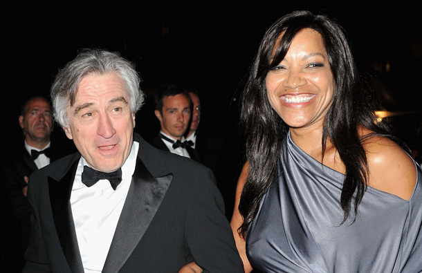 Jury President Robert De Niro and wife Grace Hightower attend the opening night dinner during the 64th Annual Cannes Film Festival at Palais des Festivals on May 11, 2011 in Cannes, France. (GETTY/GALLO)