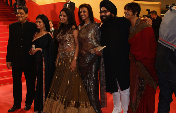 Cast & crew attend the "Bollywood - The Greatest Love Story Ever Told" premiere during the 64th Annual Cannes Film Festival at the Palais des Festivals on May 14, 2011 in Cannes, France. (GETTY/GALLO)