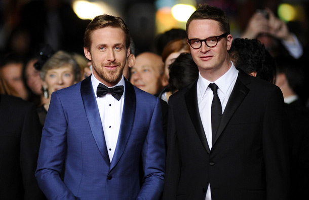 Actor Ryan Gosling (L) and Nicolas Winding Refn attend the "Drive" premiere during the 64th Annual Cannes Film Festival at Palais des Festivals in Cannes, France. (GETTY/GALLO)