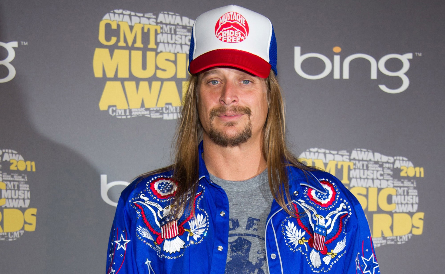 Kid Rock appears backstage at the 2011 CMT Music Awards in Nashville, Tenn. on Wednesday, June 8, 2011. (AP)
